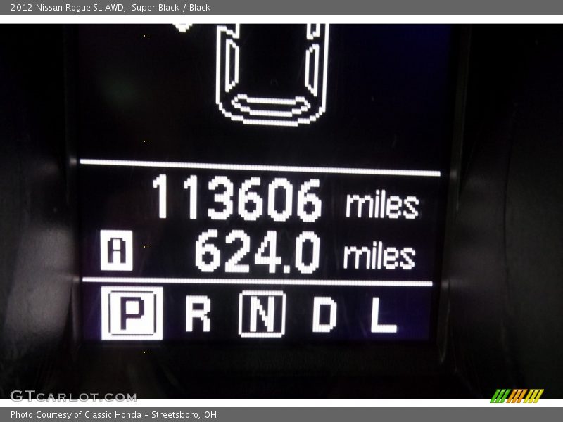 Super Black / Black 2012 Nissan Rogue SL AWD