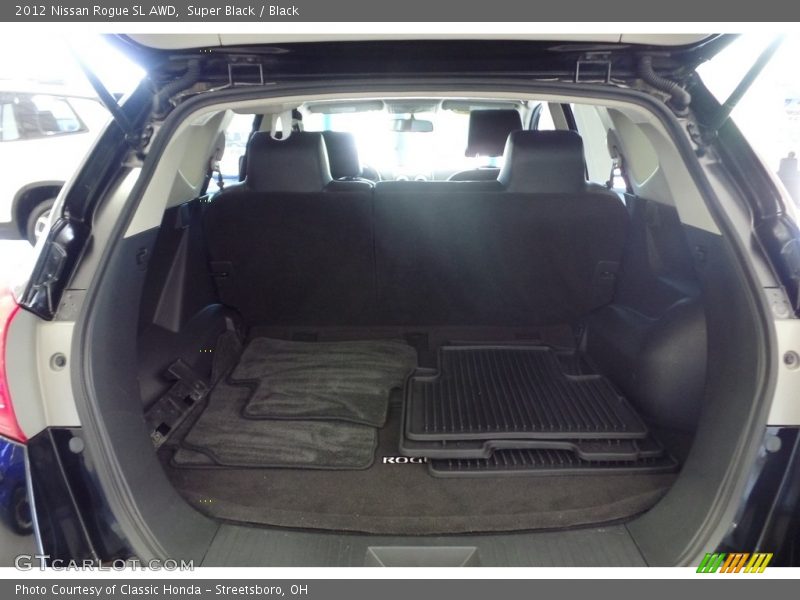 Super Black / Black 2012 Nissan Rogue SL AWD