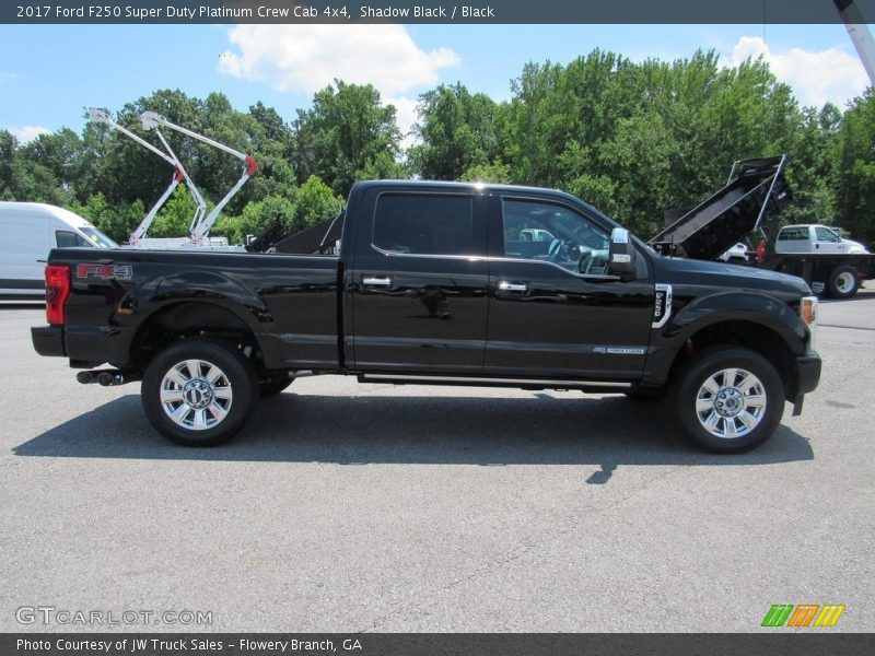 Shadow Black / Black 2017 Ford F250 Super Duty Platinum Crew Cab 4x4