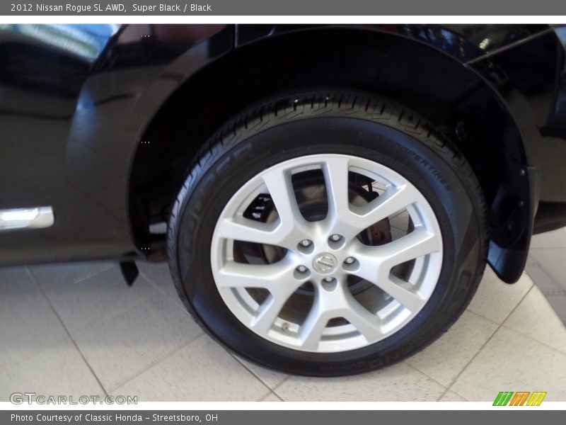 Super Black / Black 2012 Nissan Rogue SL AWD