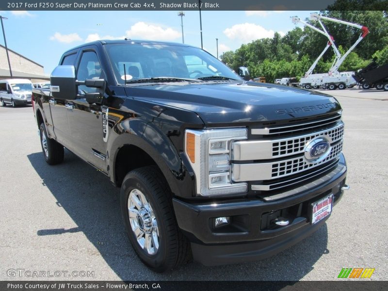 Shadow Black / Black 2017 Ford F250 Super Duty Platinum Crew Cab 4x4