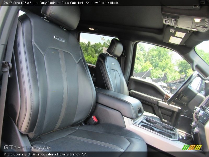 Shadow Black / Black 2017 Ford F250 Super Duty Platinum Crew Cab 4x4