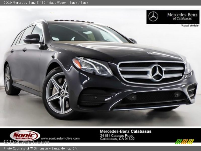 Black / Black 2019 Mercedes-Benz E 450 4Matic Wagon