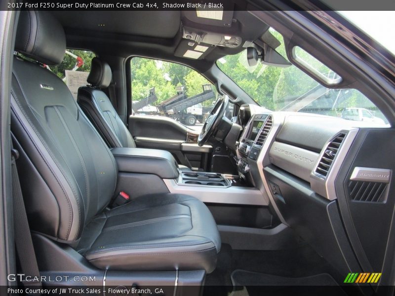 Shadow Black / Black 2017 Ford F250 Super Duty Platinum Crew Cab 4x4
