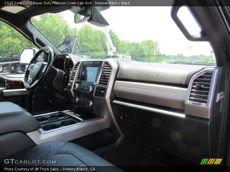 Shadow Black / Black 2017 Ford F250 Super Duty Platinum Crew Cab 4x4