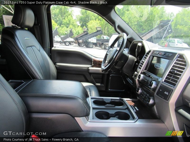 Shadow Black / Black 2017 Ford F250 Super Duty Platinum Crew Cab 4x4