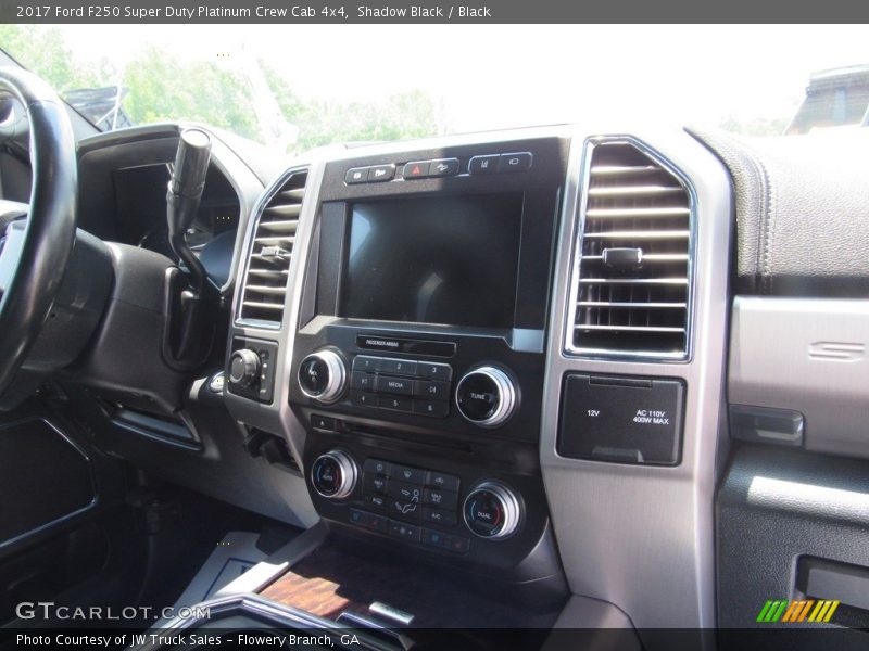 Shadow Black / Black 2017 Ford F250 Super Duty Platinum Crew Cab 4x4