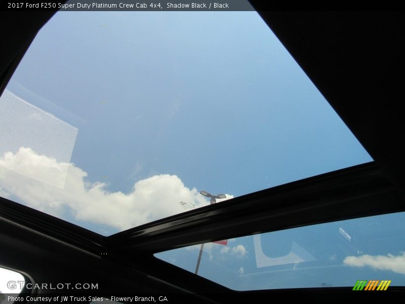 Shadow Black / Black 2017 Ford F250 Super Duty Platinum Crew Cab 4x4