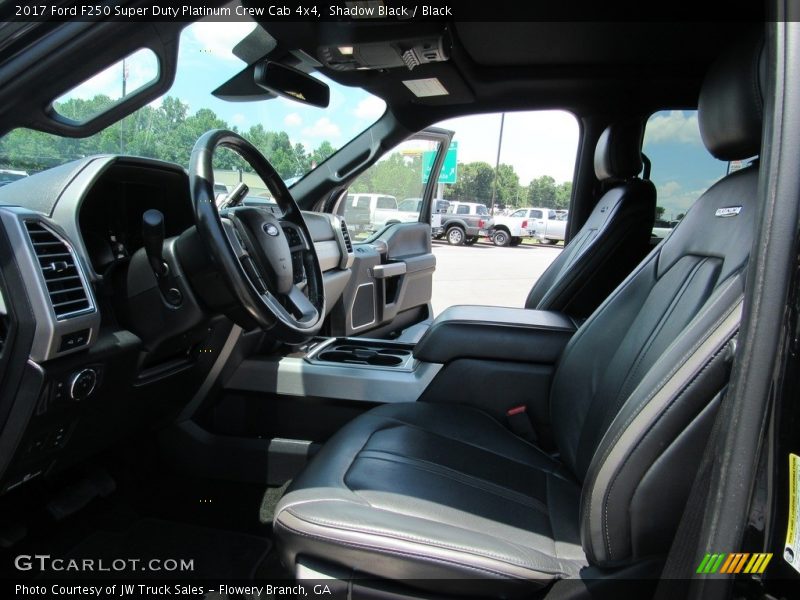 Shadow Black / Black 2017 Ford F250 Super Duty Platinum Crew Cab 4x4