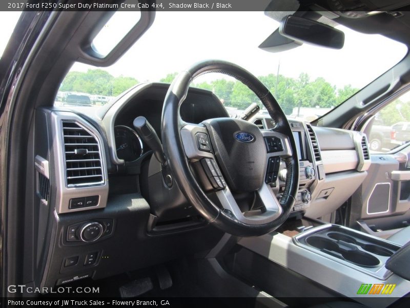 Shadow Black / Black 2017 Ford F250 Super Duty Platinum Crew Cab 4x4