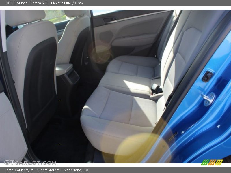Electric Blue / Gray 2018 Hyundai Elantra SEL