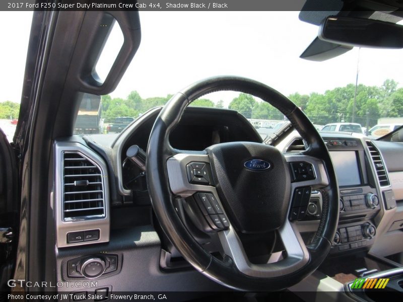 Shadow Black / Black 2017 Ford F250 Super Duty Platinum Crew Cab 4x4