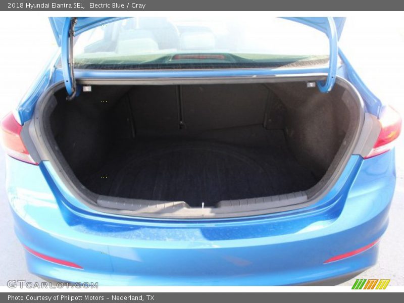 Electric Blue / Gray 2018 Hyundai Elantra SEL
