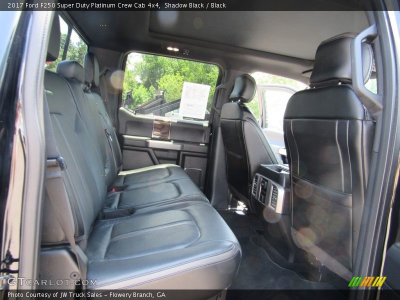 Shadow Black / Black 2017 Ford F250 Super Duty Platinum Crew Cab 4x4