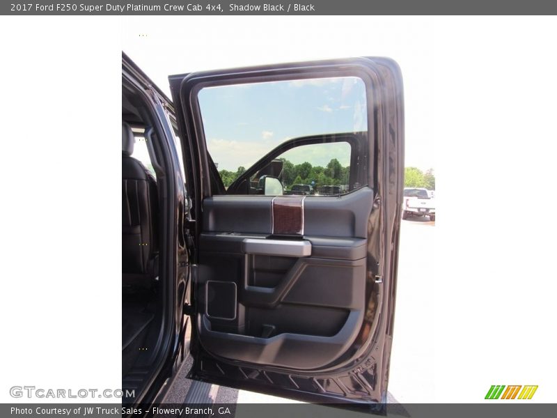 Shadow Black / Black 2017 Ford F250 Super Duty Platinum Crew Cab 4x4