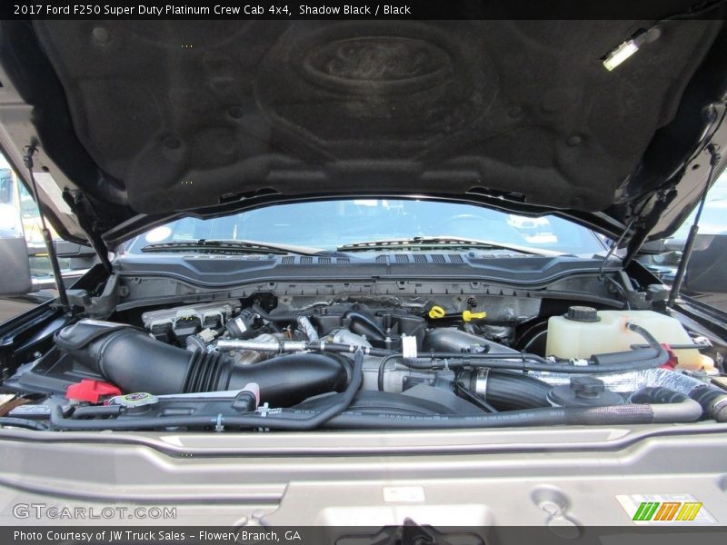 Shadow Black / Black 2017 Ford F250 Super Duty Platinum Crew Cab 4x4