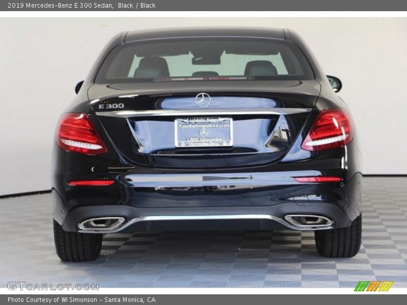 Black / Black 2019 Mercedes-Benz E 300 Sedan