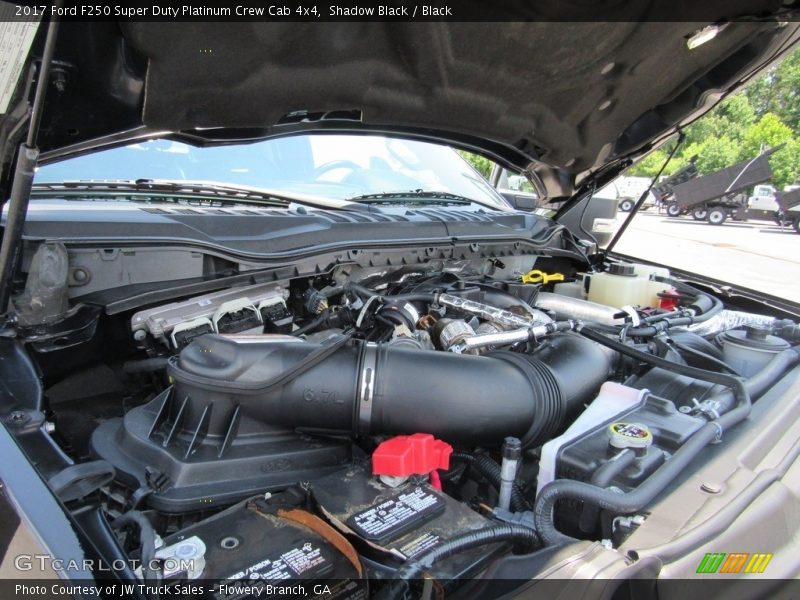 Shadow Black / Black 2017 Ford F250 Super Duty Platinum Crew Cab 4x4