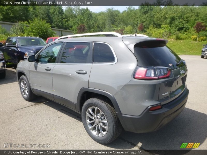 Sting-Gray / Black 2019 Jeep Cherokee Latitude Plus 4x4