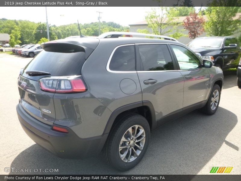 Sting-Gray / Black 2019 Jeep Cherokee Latitude Plus 4x4
