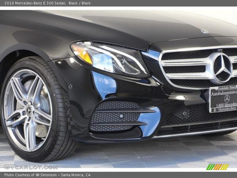 Black / Black 2019 Mercedes-Benz E 300 Sedan