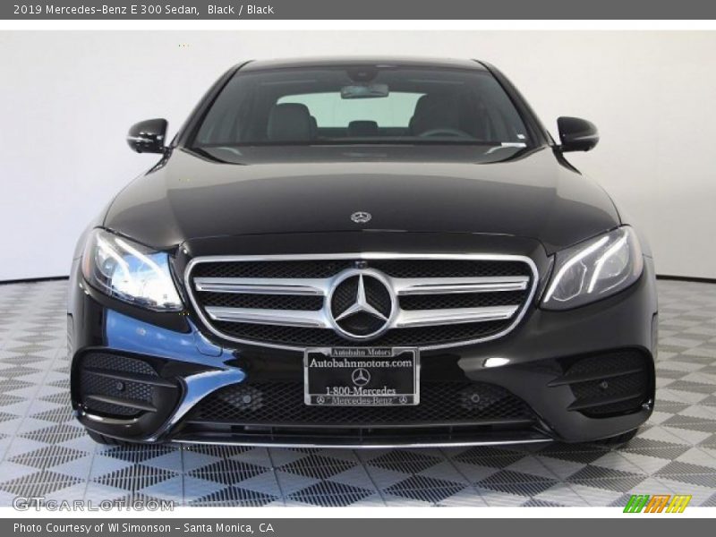 Black / Black 2019 Mercedes-Benz E 300 Sedan