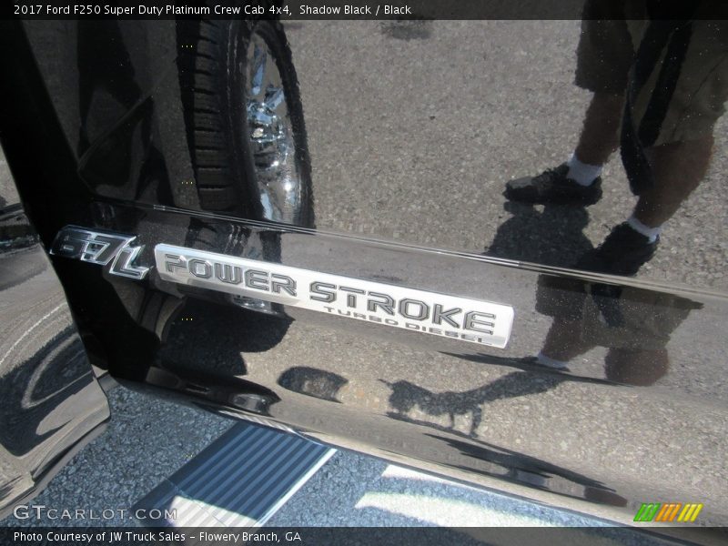 Shadow Black / Black 2017 Ford F250 Super Duty Platinum Crew Cab 4x4