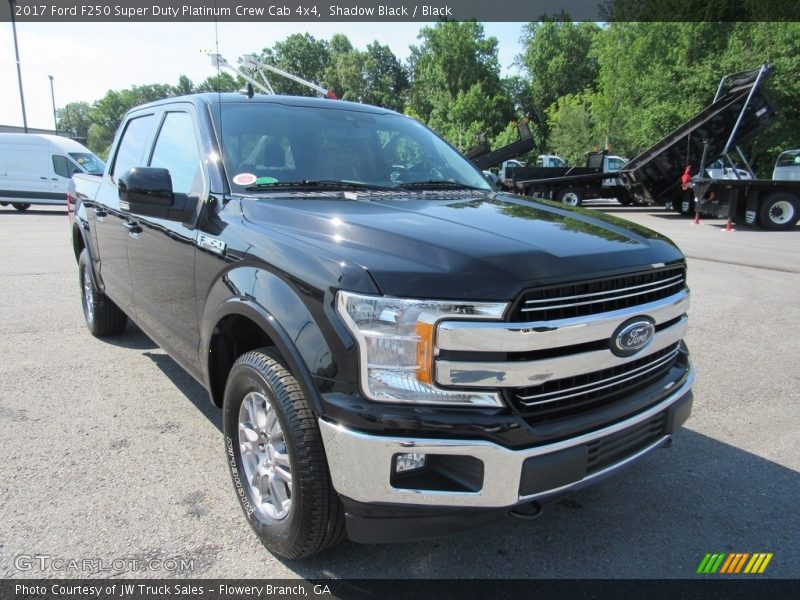 Shadow Black / Black 2017 Ford F250 Super Duty Platinum Crew Cab 4x4