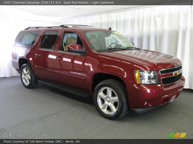 Sport Red Metallic / Light Cashmere 2007 Chevrolet Suburban 1500 LTZ 4x4