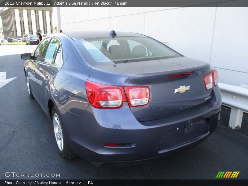 Atlantis Blue Metallic / Jet Black/Titanium 2013 Chevrolet Malibu LS