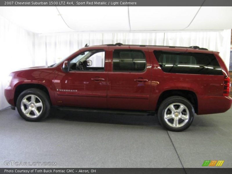 Sport Red Metallic / Light Cashmere 2007 Chevrolet Suburban 1500 LTZ 4x4