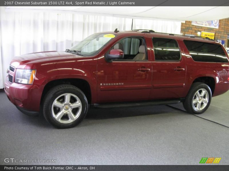 Sport Red Metallic / Light Cashmere 2007 Chevrolet Suburban 1500 LTZ 4x4