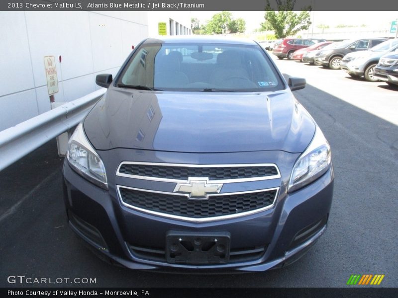 Atlantis Blue Metallic / Jet Black/Titanium 2013 Chevrolet Malibu LS