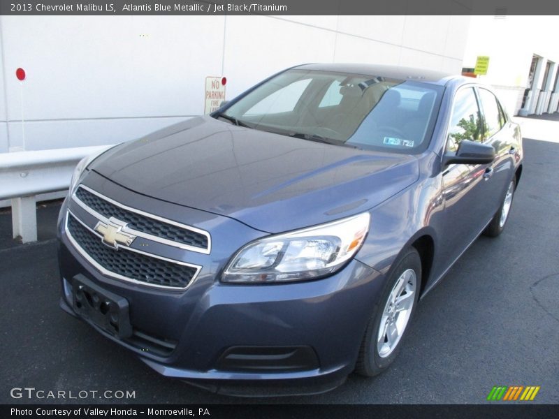 Atlantis Blue Metallic / Jet Black/Titanium 2013 Chevrolet Malibu LS