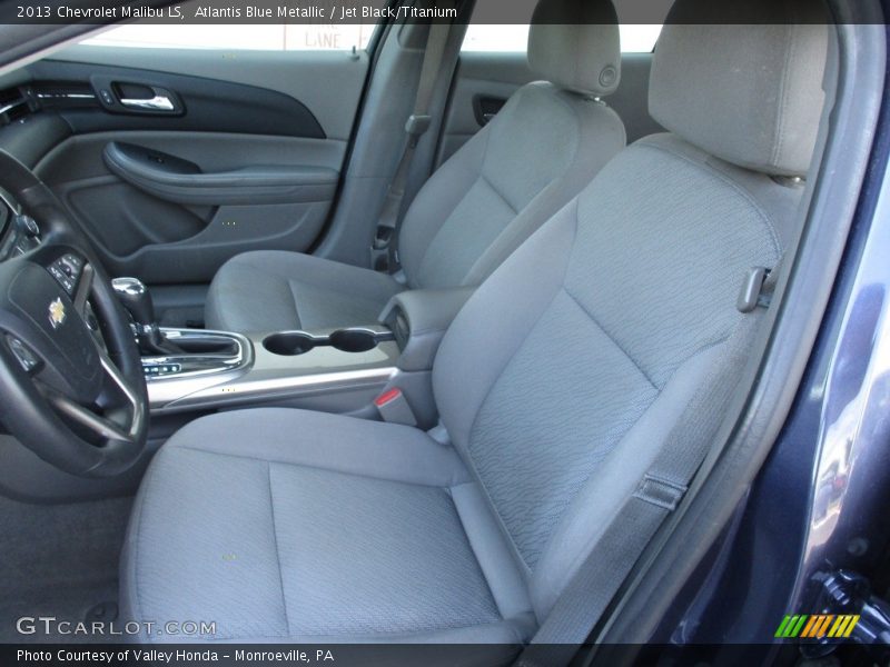 Atlantis Blue Metallic / Jet Black/Titanium 2013 Chevrolet Malibu LS