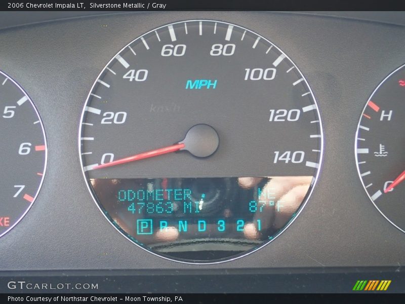 Silverstone Metallic / Gray 2006 Chevrolet Impala LT