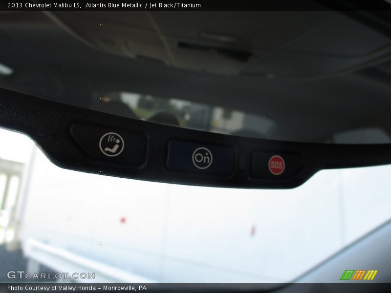 Atlantis Blue Metallic / Jet Black/Titanium 2013 Chevrolet Malibu LS