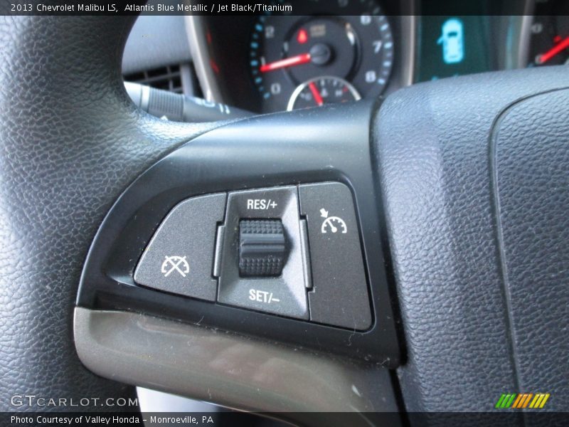 Atlantis Blue Metallic / Jet Black/Titanium 2013 Chevrolet Malibu LS