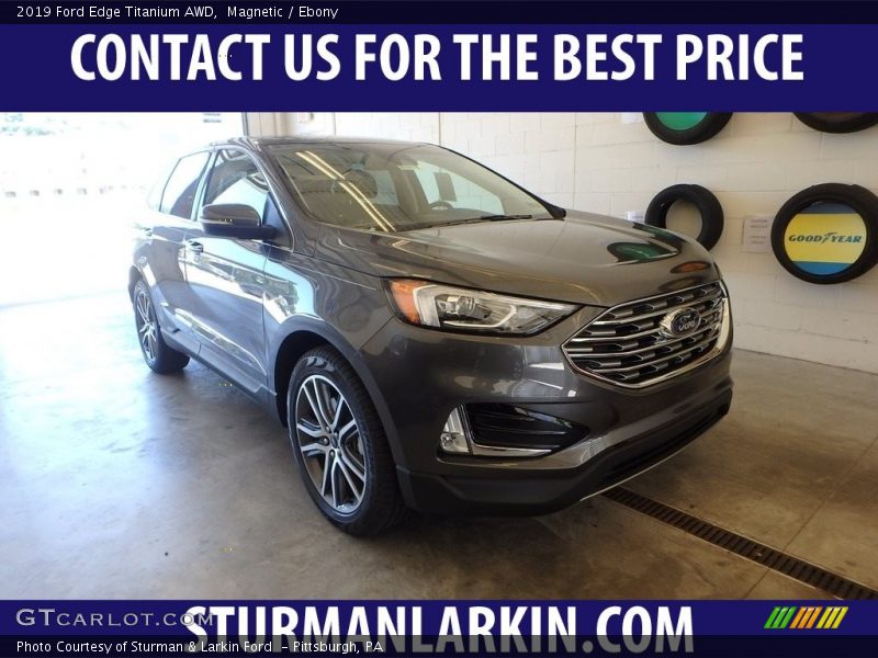 Magnetic / Ebony 2019 Ford Edge Titanium AWD