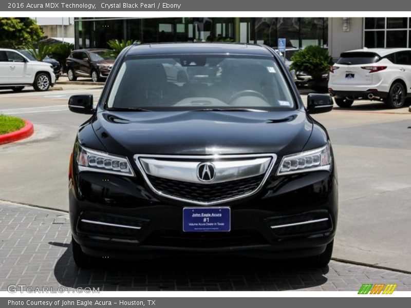 Crystal Black Pearl / Ebony 2016 Acura MDX Technology