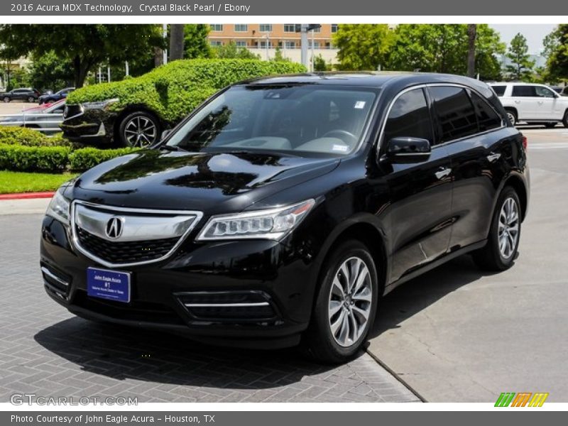 Crystal Black Pearl / Ebony 2016 Acura MDX Technology
