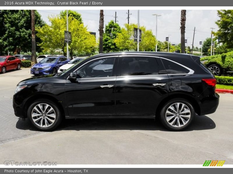 Crystal Black Pearl / Ebony 2016 Acura MDX Technology