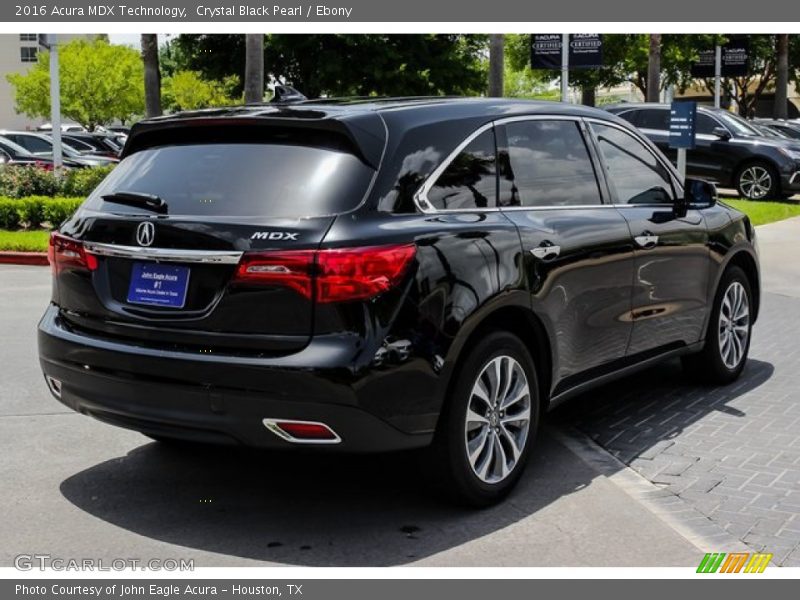 Crystal Black Pearl / Ebony 2016 Acura MDX Technology