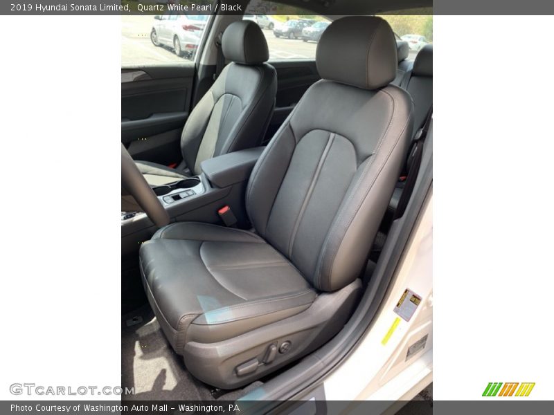 Quartz White Pearl / Black 2019 Hyundai Sonata Limited