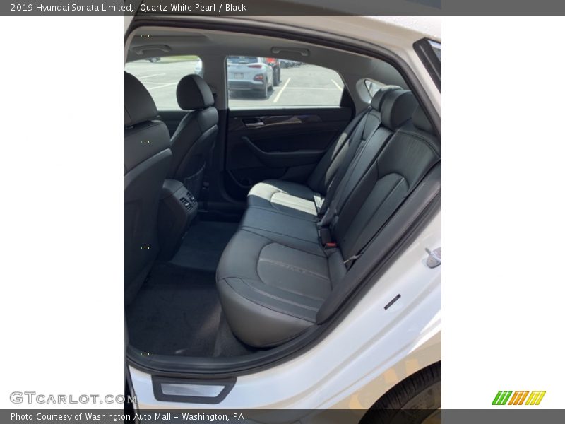 Quartz White Pearl / Black 2019 Hyundai Sonata Limited