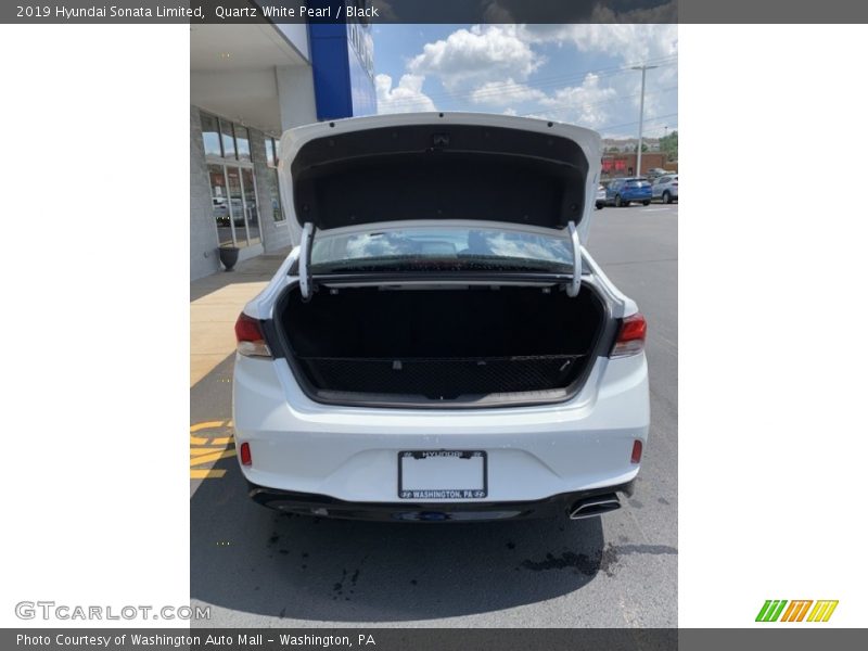 Quartz White Pearl / Black 2019 Hyundai Sonata Limited