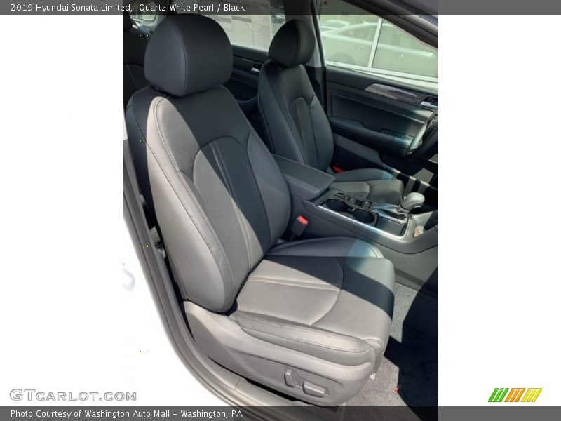 Quartz White Pearl / Black 2019 Hyundai Sonata Limited