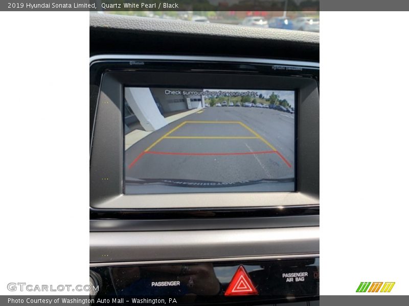 Quartz White Pearl / Black 2019 Hyundai Sonata Limited