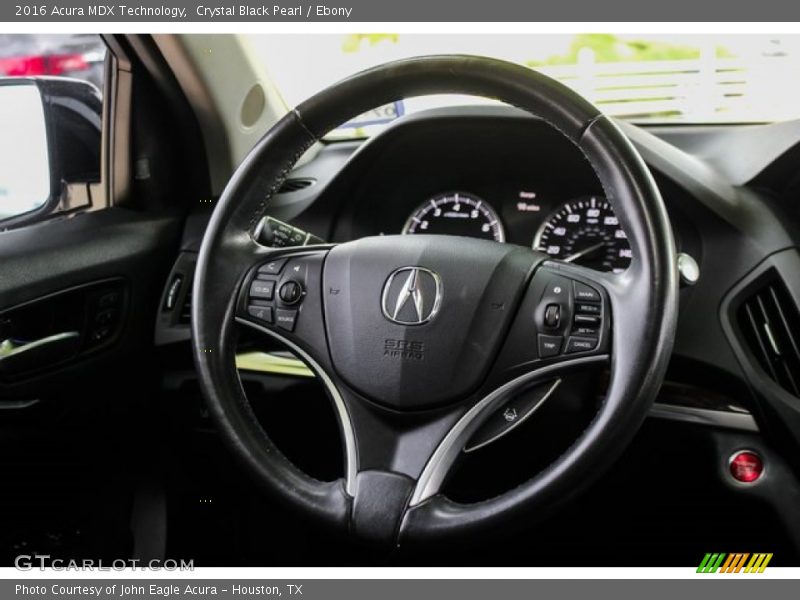 Crystal Black Pearl / Ebony 2016 Acura MDX Technology