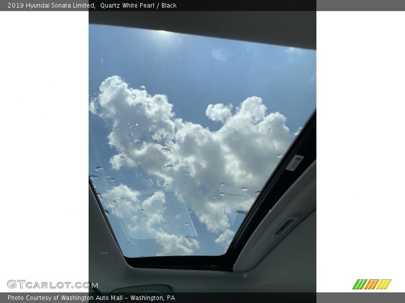 Quartz White Pearl / Black 2019 Hyundai Sonata Limited